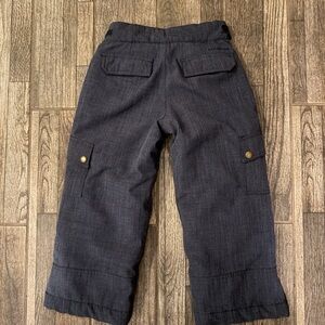 Lands' End Dark Gray Kids Snow Pants